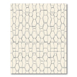 Modern Hexagon Grid Area Rug