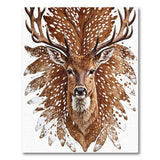 Majestic Spotted Deer Antler Area Rug