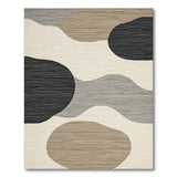 Abstract Organic Neutral Area Rug