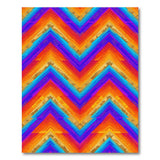 Vibrant Chevron Zigzag Multi-Color Area Rug