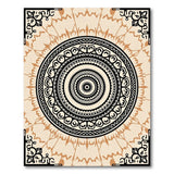 Beige Mandala Heritage Tribal Area Rug