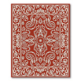 Elegant Red Traditional Persian Area Rug