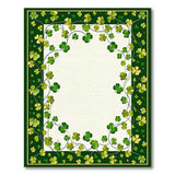 Shamrock Vine Border Area Rug