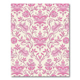 Pink Floral Vintage Pink Floral Damask Area Rug