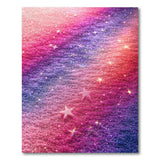 Sparkling Galaxy Stars Shag Rug