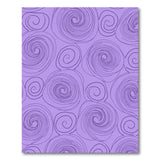 Purple Hypnotic Swirl Area Rug