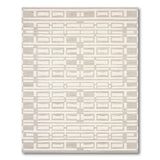 Beige and Neutral Lattice Geometric Area Rug