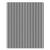 Bold Black White Vertical Stripe No. 33 Area Rug