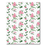 Pink Floral Vintage Vintage Pink Roses Floral Area Rug