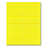Yellow Geometric Modern Vibrant Yellow Grid Geometric Area Rug