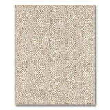 Beige Distressed Diamond Area Rug
