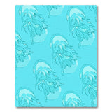 Whimsical Jellyfish Teal Area Rug