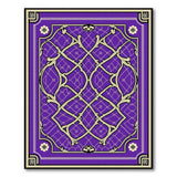 Purple Purple Ornate Persian Area Rug