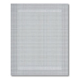 Black White Geometric Grid Mesh Area Rug