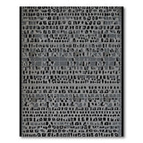 Grey Geometric Modern Grey Geometric Abstract Area Rug
