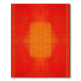 Radiant Red Geometric Modern Area Rug