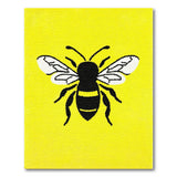 Yellow Sunny Yellow Bee Area Rug