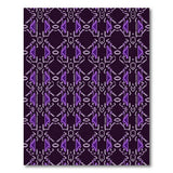 Purple Geometric Modern Purple Geometric Modern Area Rug