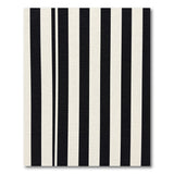 Bold Black White Striped No. 74 Area Rug