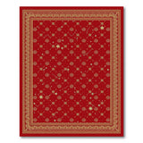 Red Gold Star Traditional Persian Area Rug