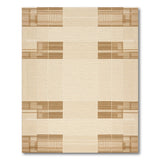 Grid Beige Geometric Grid Area Rug