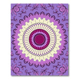 Purple Mandala Boho Boho Chic Area Rug