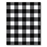 Black White Buffalo Check Farmhouse Rug