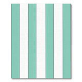 Teal Vertical Stripe Area Rug