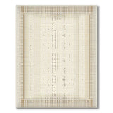Beige Geometric Dot Grid Area Rug