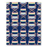 Rainbow Director Chair Washable Area Rug