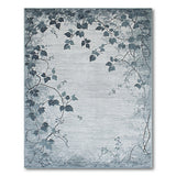 Teal Ivy Vine Area Rug