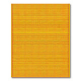 Vibrant Yellow-Orange Halftone Dot Grid Area Rug