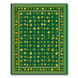 Golden Shamrock Clover Area Rug