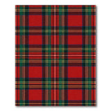 Red Plaid Heritage Area Rug