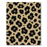 Beige and Neutral Beige Leopard Print Area Rug