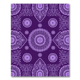 Purple Purple Mandala Traditional Persian Area Rug