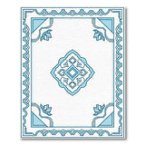 Blue Persian Medallion Area Rug