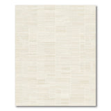 Beige Geometric Modular Area Rug