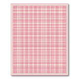 Gingham Geometric Modern Pink Gingham Checkered Area Rug