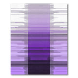 Purple Geometric Line Abstract Area Rug