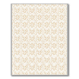 Vintage Gold Damask Floral Beige Area Rug