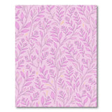 Blush Pink Leafy Floral Area Rug