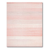 Blush Pink Ombre Stripe Area Rug