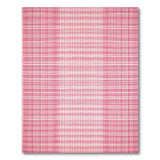 Blush Pink Gingham Check Area Rug