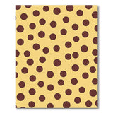 Vibrant Yellow Polka Dot Area Rug