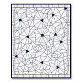 Black White Geometric Triangle Area Rug