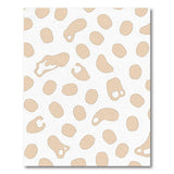 Beige Organic Shapes Abstract Area Rug