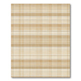Beige Plaid Area Rug