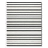Bold Black White Striped No. 69 Area Rug