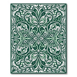 Traditional Persian Elegant Green Persian Floral Area Rug